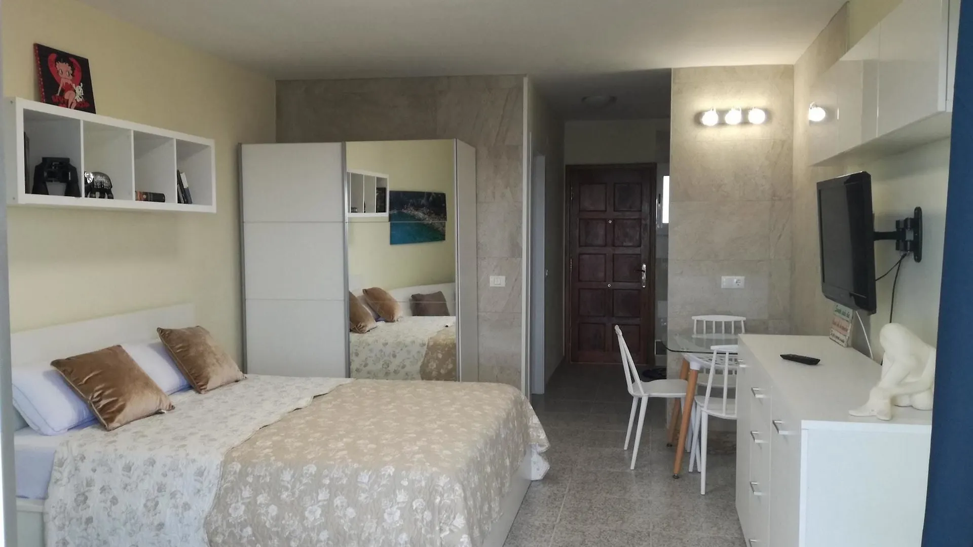 Apartment Studio In San Marcos, With Wonderful Sea View, Pool Access, Enclosed G San Marcos