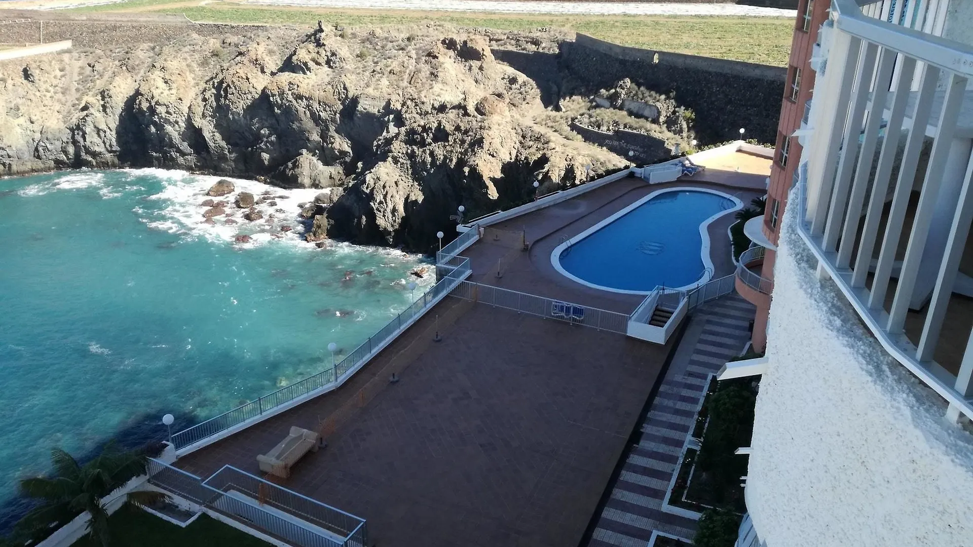 Studio In San Marcos, With Wonderful Sea View, Pool Access, Enclosed G location